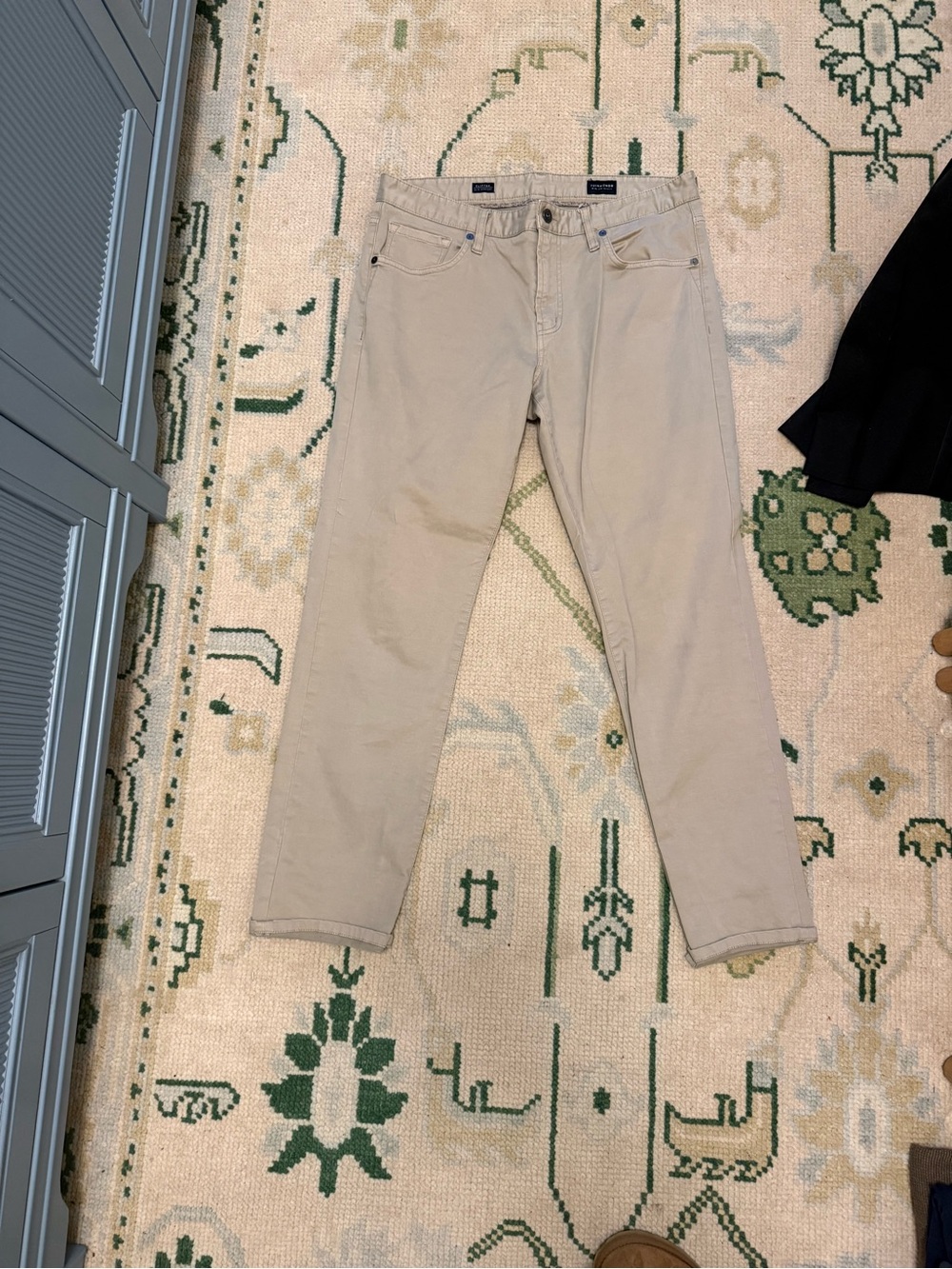 7 Diamonds Men's Slim Straight Jeans - Beige